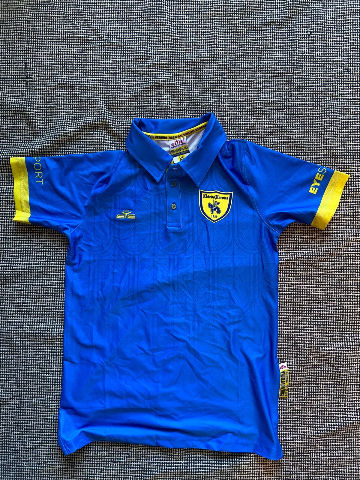 Verona Voetbalshirt - Chievo Verona Officieel Product, Blauw, Ophalen of Verzenden, Zo goed als nieuw, Voetbal
