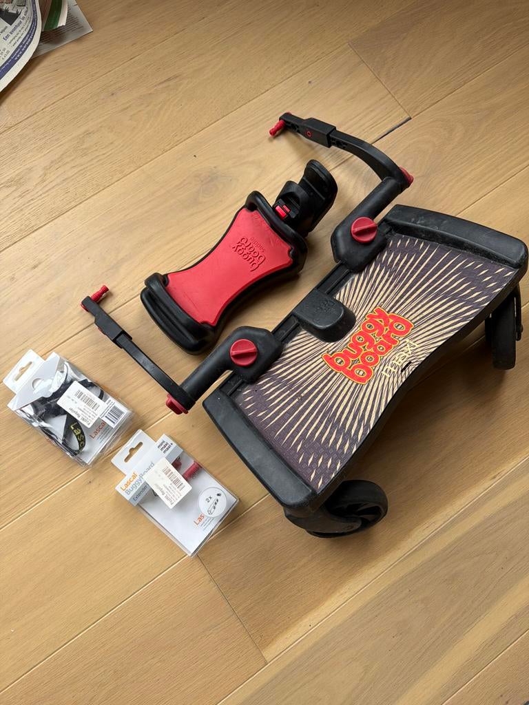 Universeel meerijdplankje met accessoires, Ophalen of Verzenden, Gebruikt, Overige merken