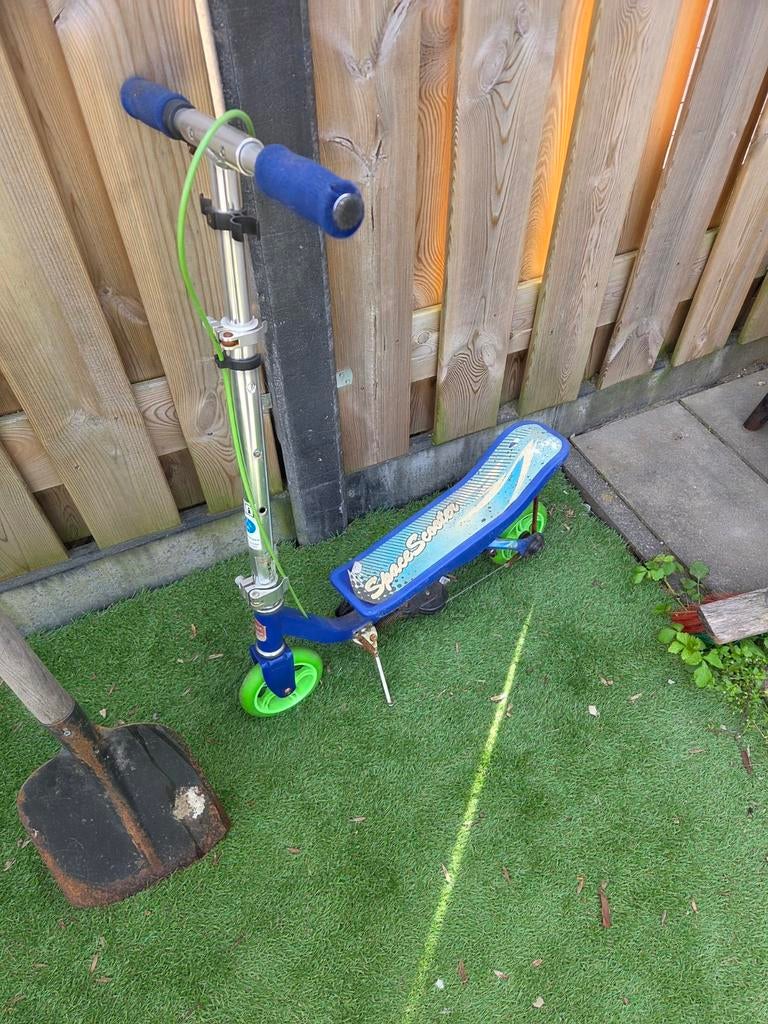 Space Scooter step - Blauw/Groen, Ophalen, Gebruikt, Gewone step, Space Scooter
