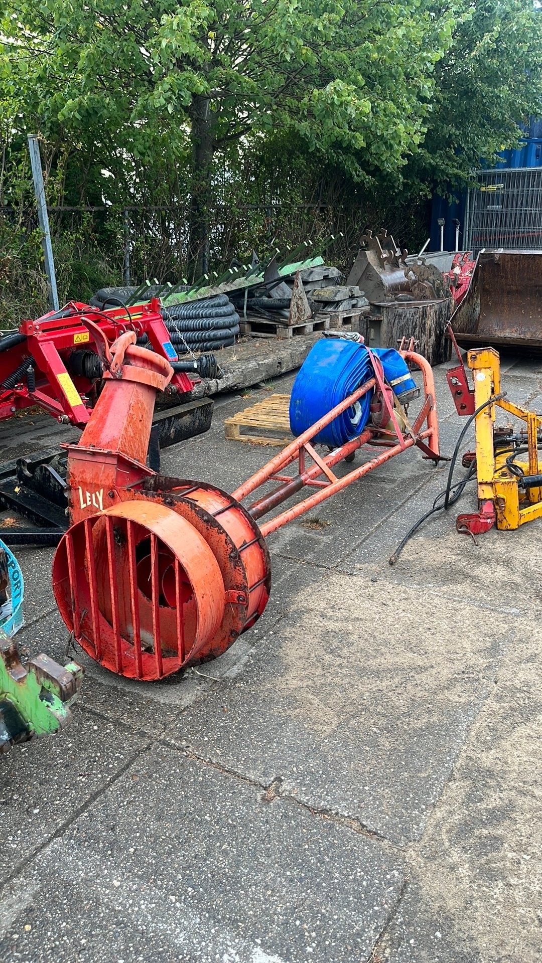 Lely waterpomp, Ophalen