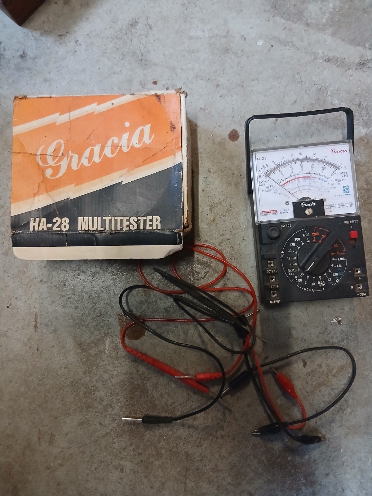 Gracia HA-28 Multitester - Vintage Multimeter, Ophalen of Verzenden, Gebruikt, Multimeter