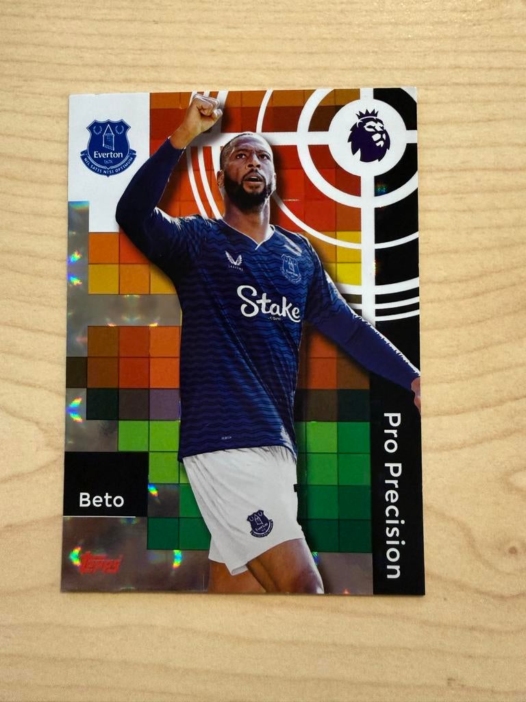 Topps Premier League Beto Everton Pro Precision kaart, Ophalen of Verzenden, Nieuw, Buitenlandse clubs, Spelerskaart