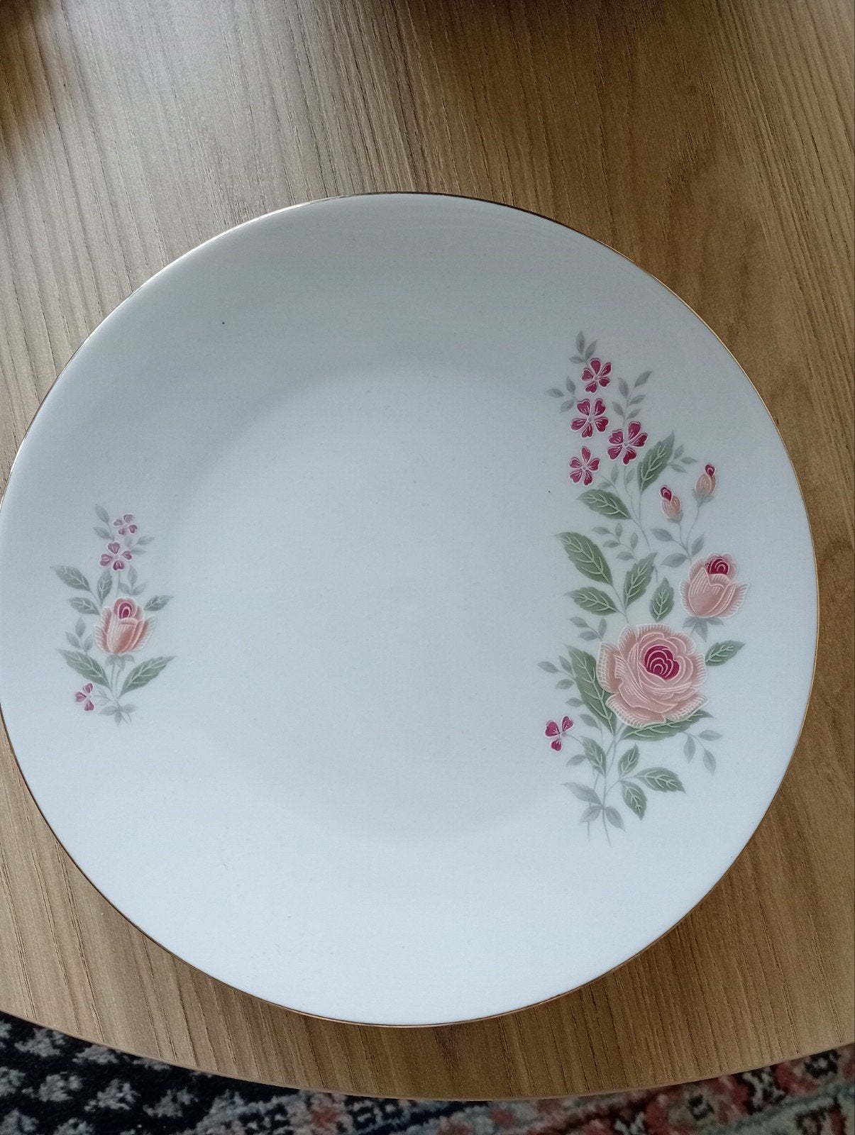 antiek ontbijt bordje, Ophalen of Verzenden
