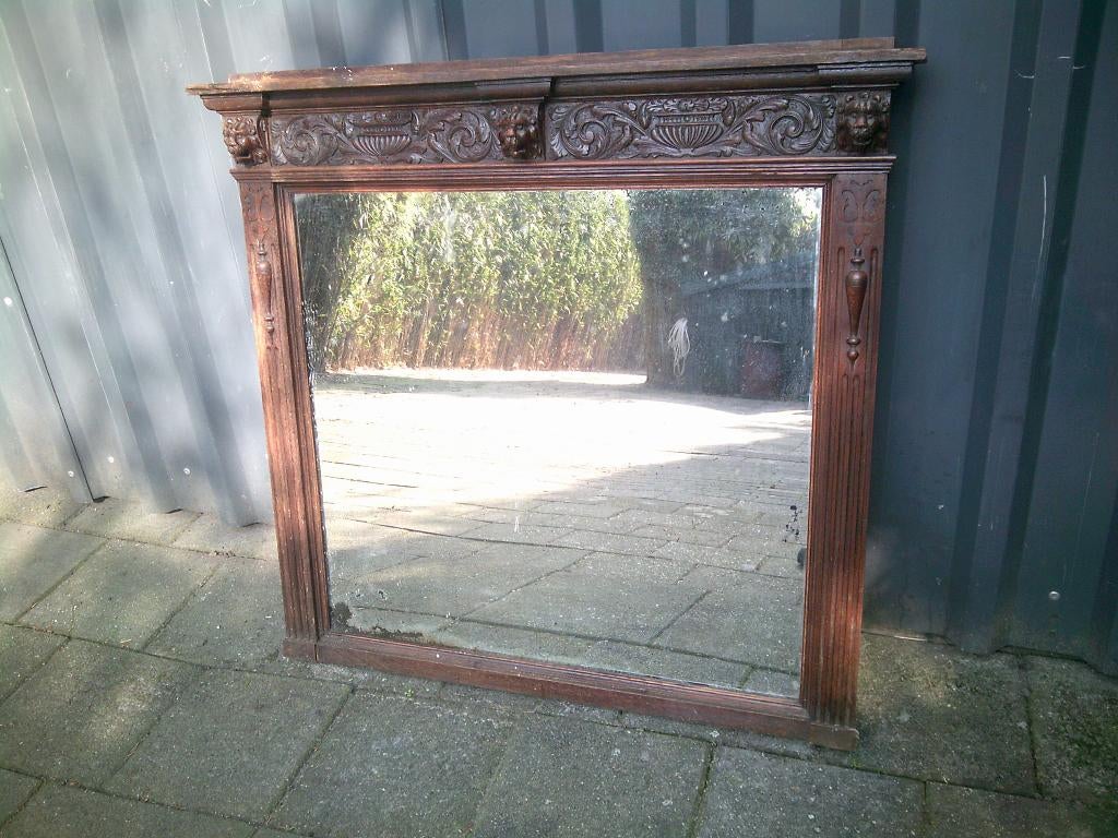 oude spiegel, Ophalen