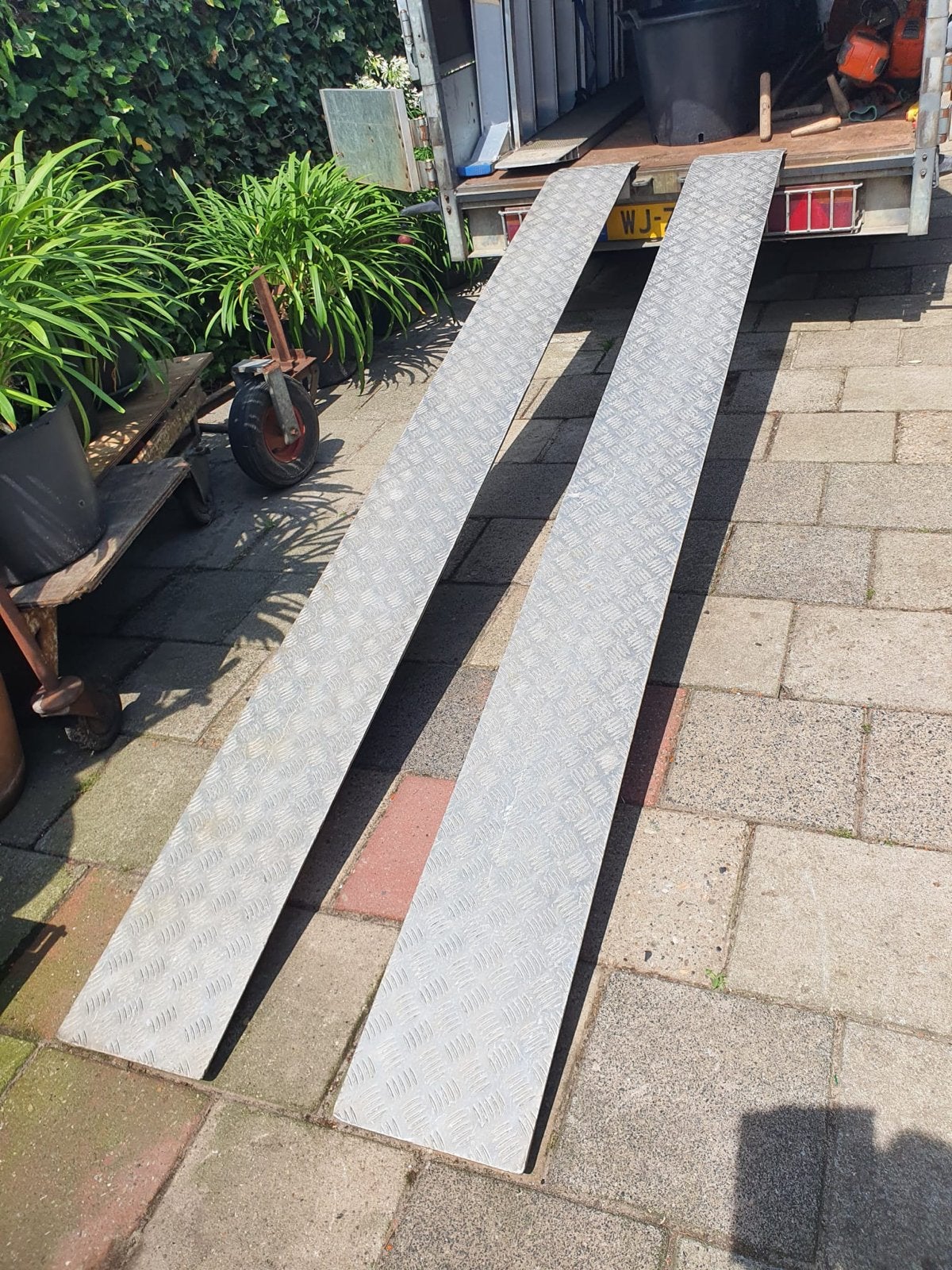 Aluminium Oprijplaten - Set van 2, Ophalen, Gebruikt