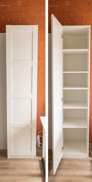 White Closet IKEA 50x60x201cm - Very good condition, Ophalen, 50 tot 100 cm, Zo goed als nieuw, 150 tot 200 cm