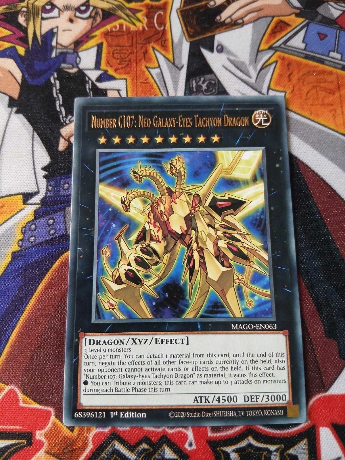 Number C107 Neo Galaxy-Eyes Tachyon Dragon - MAGO - Yu-Gi-Oh, Ophalen of Verzenden, Zo goed als nieuw
