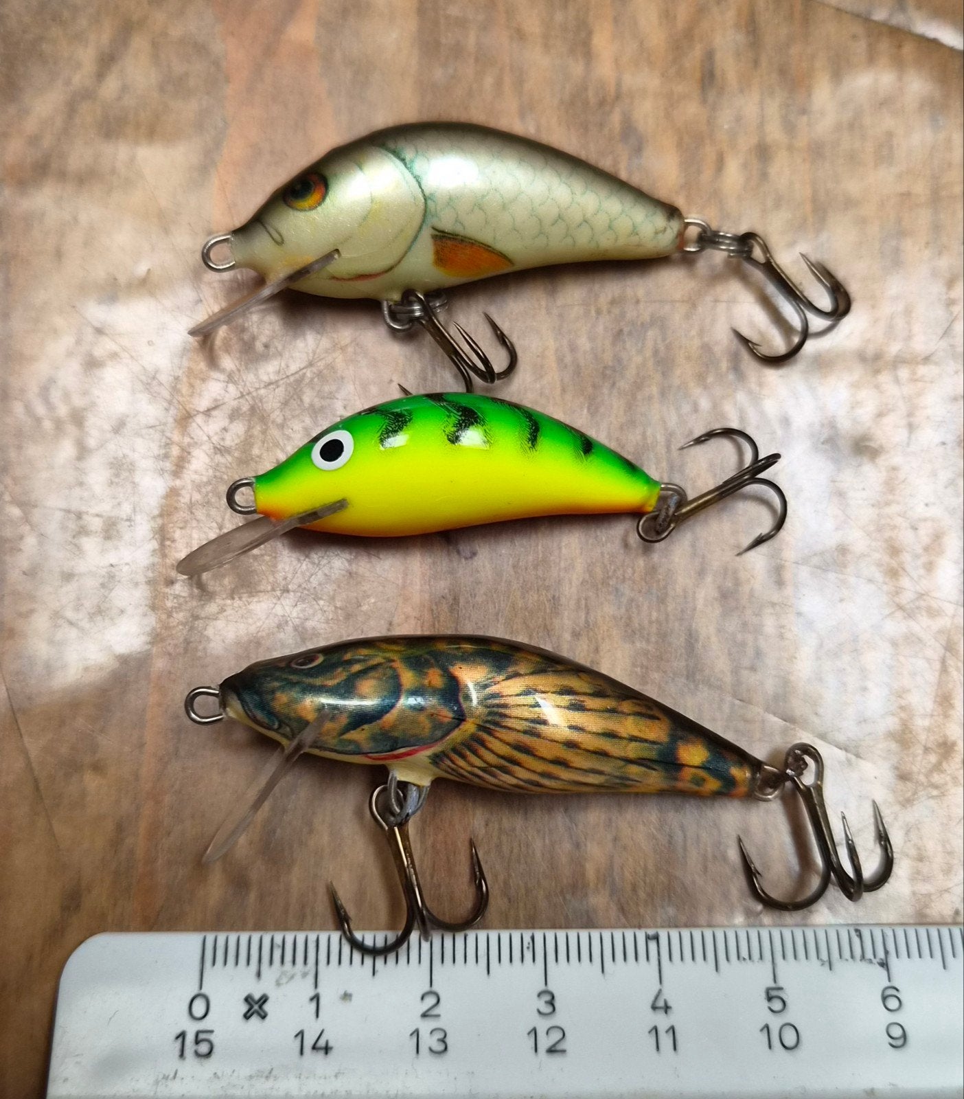 salmo Hornet 4/4,5 & Bullhed 4,5 cm shallow Kunstaas, Ophalen of Verzenden, Zo goed als nieuw, Overige typen
