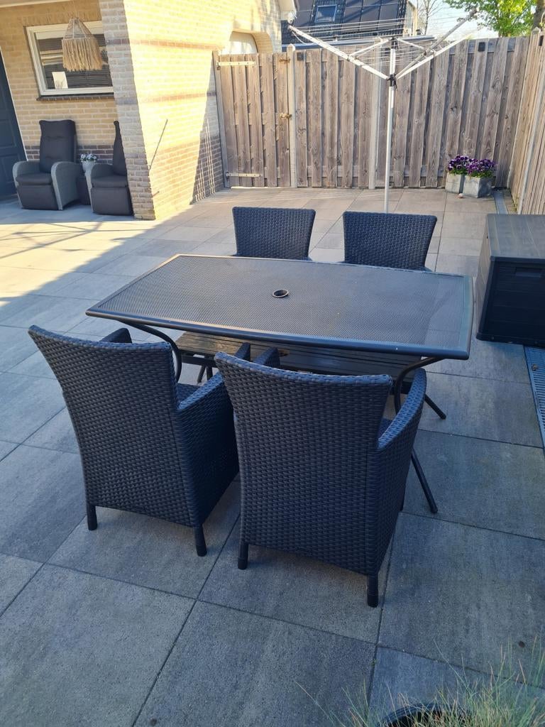 Mooie tuin set, Tuin en Terras, Tuinsets en Loungesets, Ophalen, Zo goed als nieuw, Overige materialen, 2 zitplaatsen