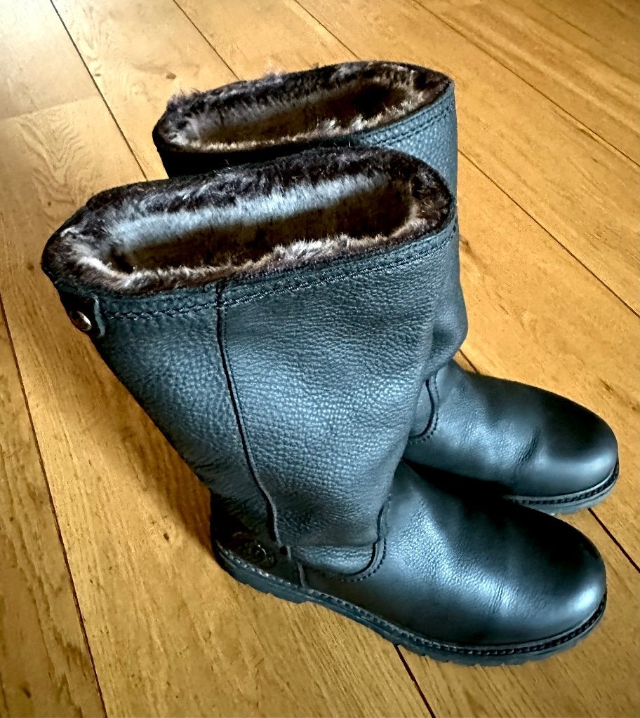 Panama Jack boots Laarzen gevoerd zwart maat 40 schoenen, Hoge laarzen, Verzenden, Zwart, Zo goed als nieuw