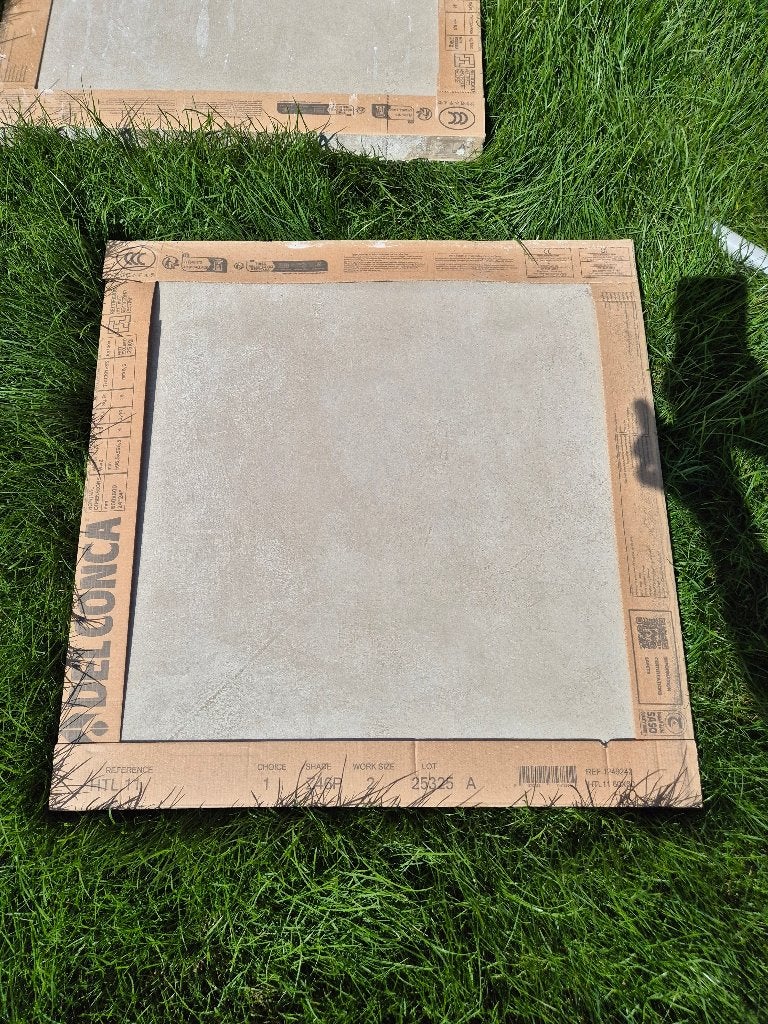 Sanitair tegels 60x60 cm, 5 vierkante meter, beige, Ophalen, 60 cm of meer, Nieuw, 10 m² of meer
