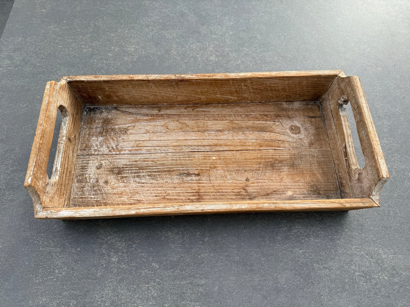Houten dienblad 51x 24,5 cm, Gebruikt, Ophalen of Verzenden, Dienblad, Met handvatten