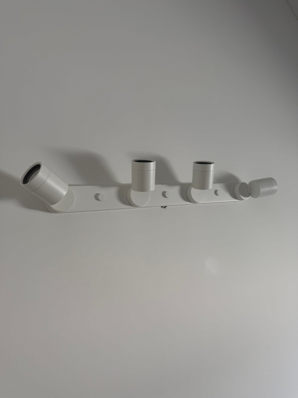 NYMÅNE IKEA lamp 4 spots wit, Ophalen, Zo goed als nieuw, Metaal of Aluminium
