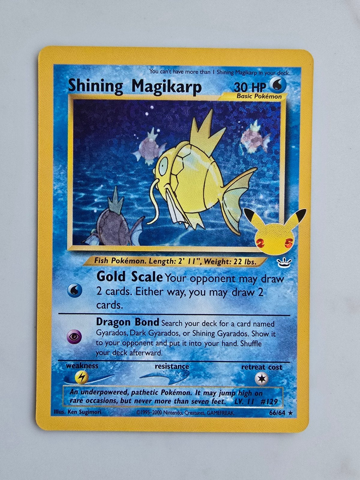 Shining Magikarp 66/64 - Celebrations, Ophalen of Verzenden, Zo goed als nieuw