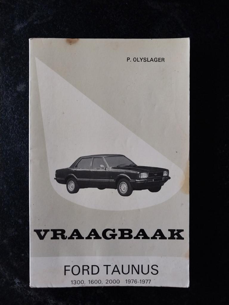 Te koop. Ford Taunus vraagbaak 1976/1977., Ophalen