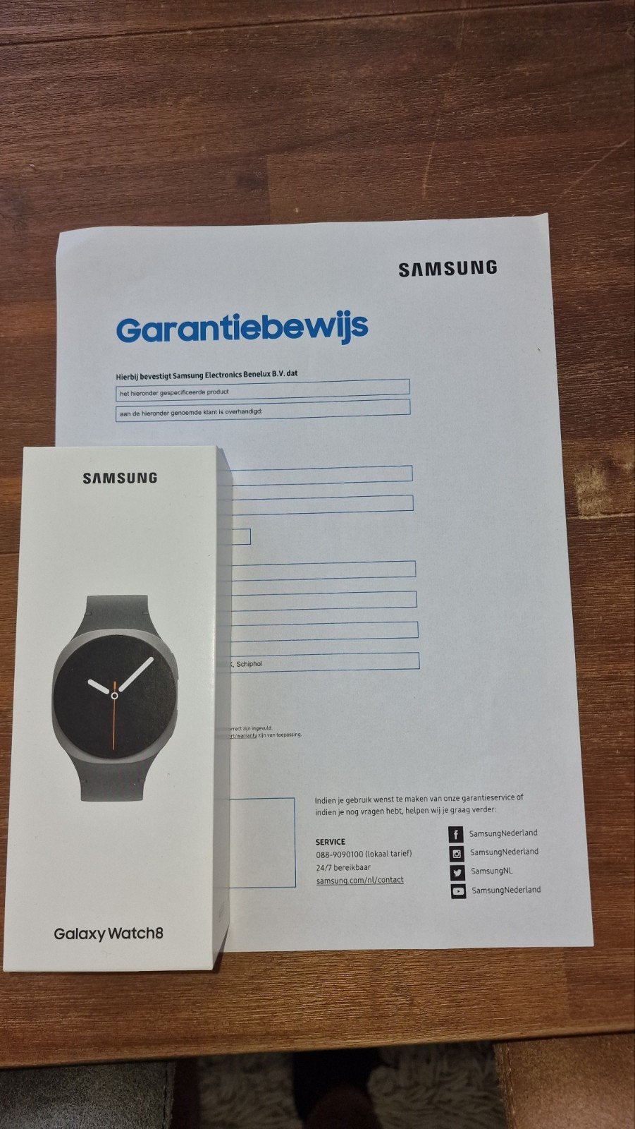 Samsung watch 8 verzegeld garantie, Ophalen, Nieuw, Android