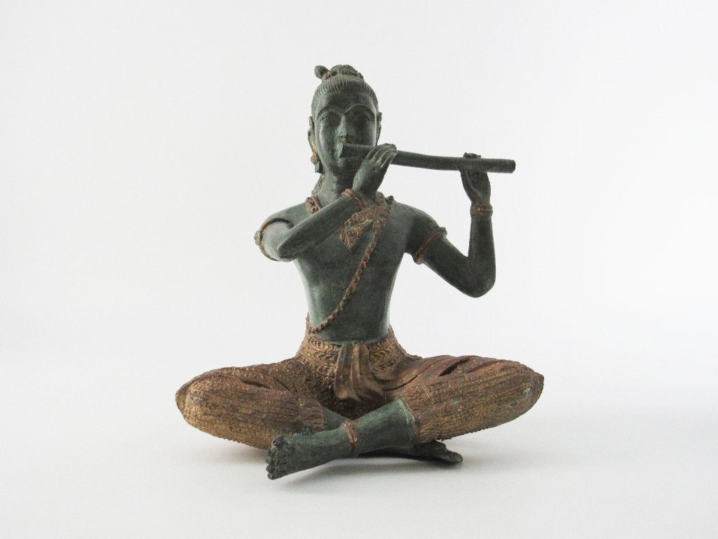 Brons beeld van Thaise tempelwachter (diverse modellen), Minder dan 20 cm, Handgemaakt, Ophalen of Verzenden, Brons
