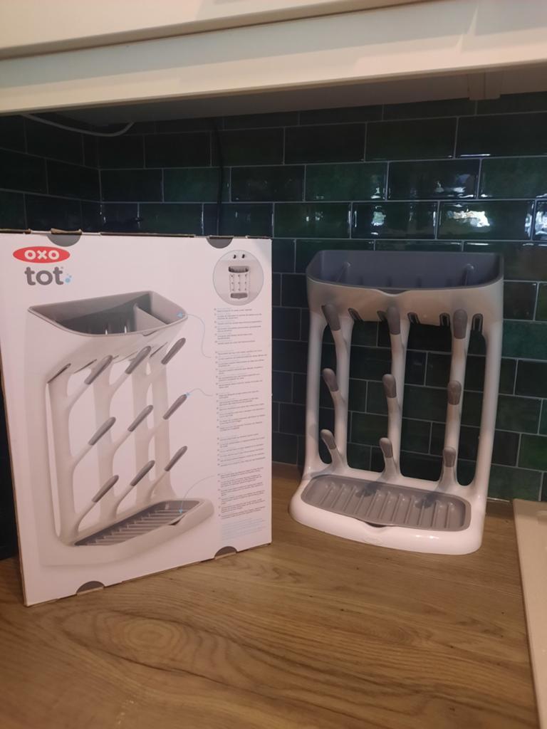 Oxo Tot flessenrek / droogrek voor babyflessen en accessoire, Ophalen of Verzenden, Zo goed als nieuw