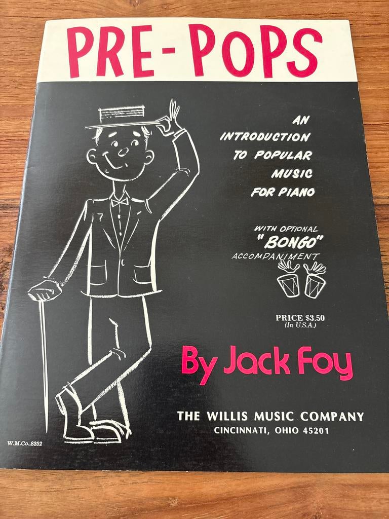 Pre-Pops Pianomuziek door Jack Foy, Muziek en Instrumenten, Bladmuziek, Ophalen of Verzenden, Zo goed als nieuw, Artiest of Componist