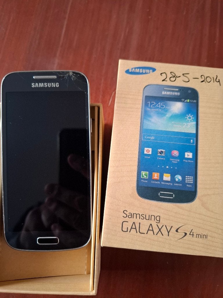 Samsung Galaxy S4 mini GT-i9195, Telecommunicatie, Ophalen, Gebruikt, Zwart, Zonder simlock