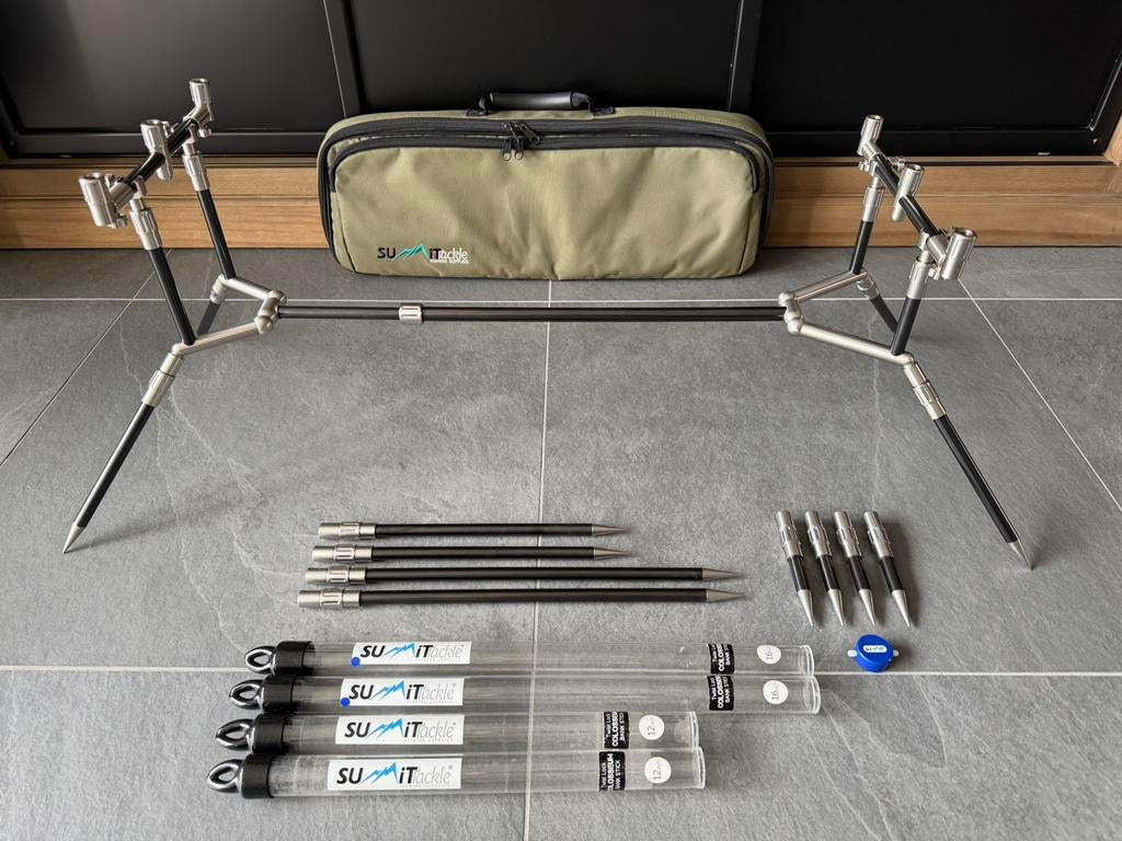 Summit Tackle Colosseum Pod Kit Black Edition + extra ZGAN  Hengelsport  | Karpervissen  Marktplaats
