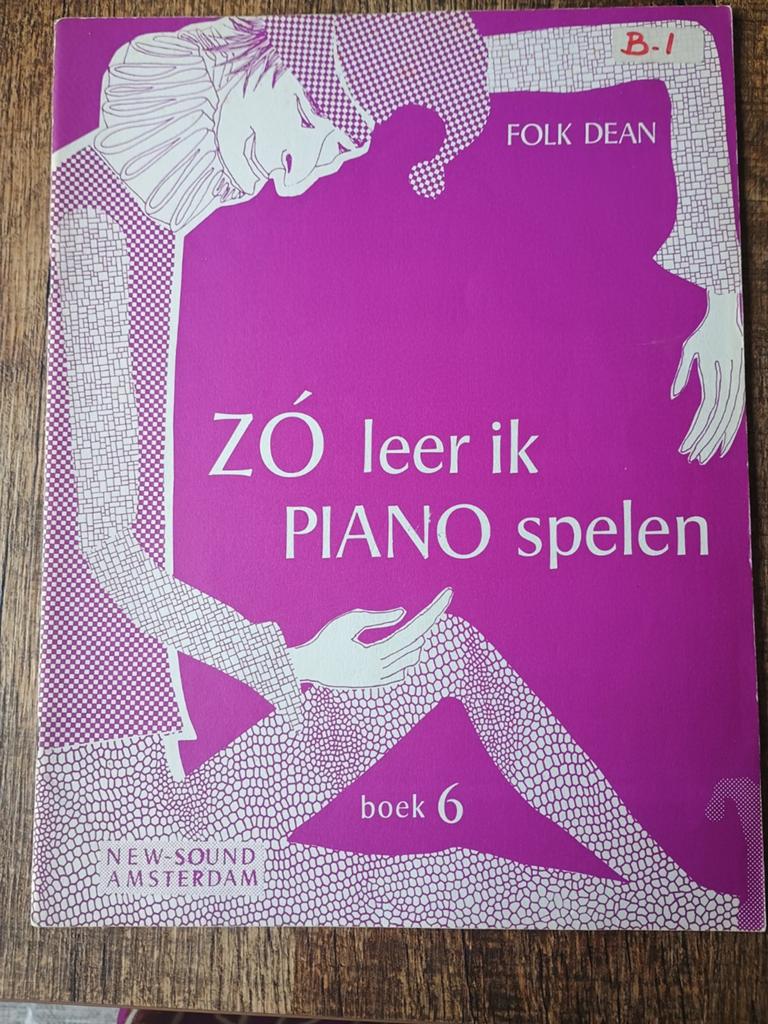 Folk Dean - Zo leer ik piano spelen - Deel 6, Muziek en Instrumenten, Bladmuziek, Gebruikt, Les of Cursus, Ophalen of Verzenden