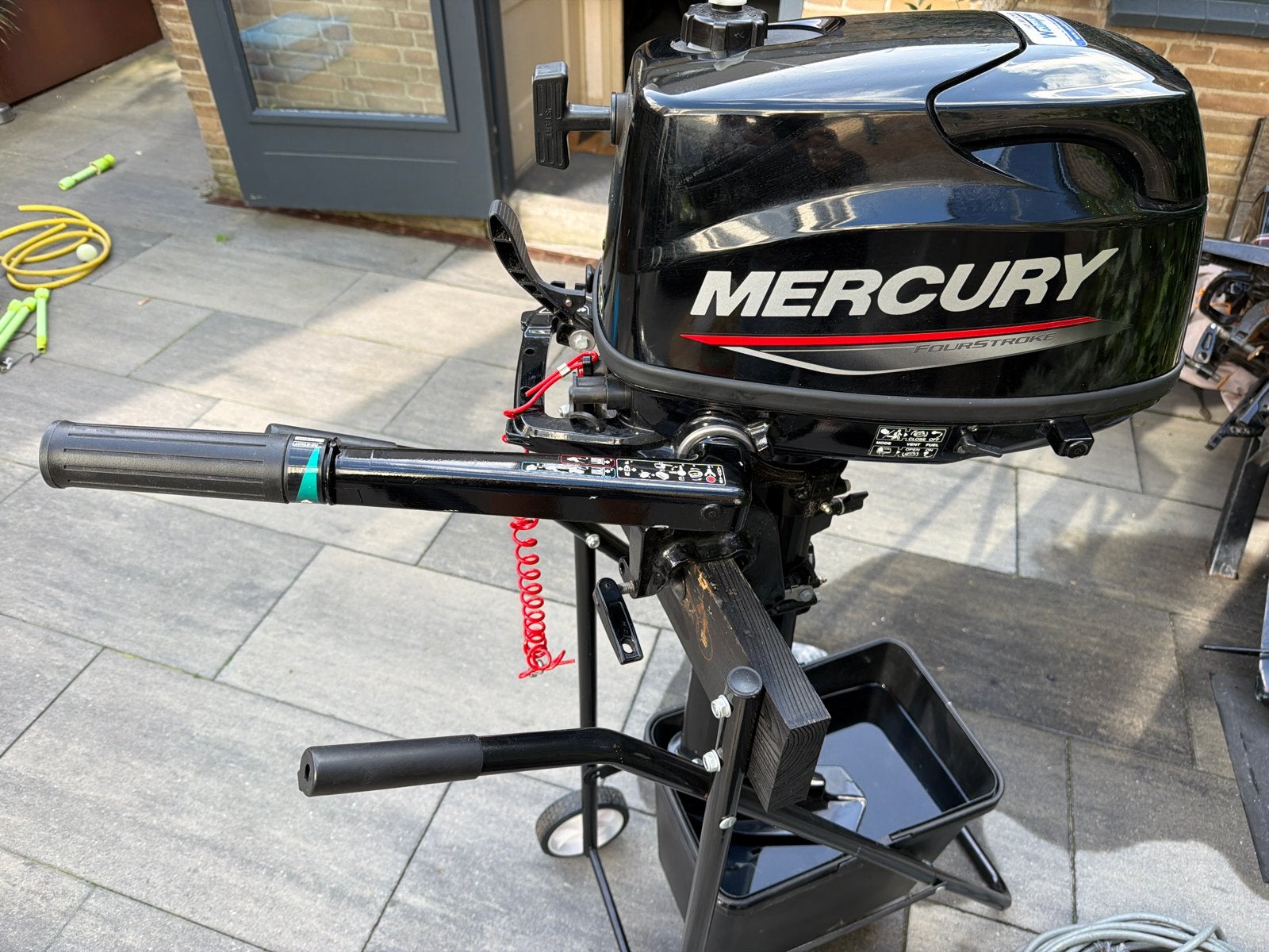 Mercury 5pk Langstaart 4 Takt Buitenboordmotor, Ophalen, 5 tot 10 pk, Viertaktmotor, Zo goed als nieuw
