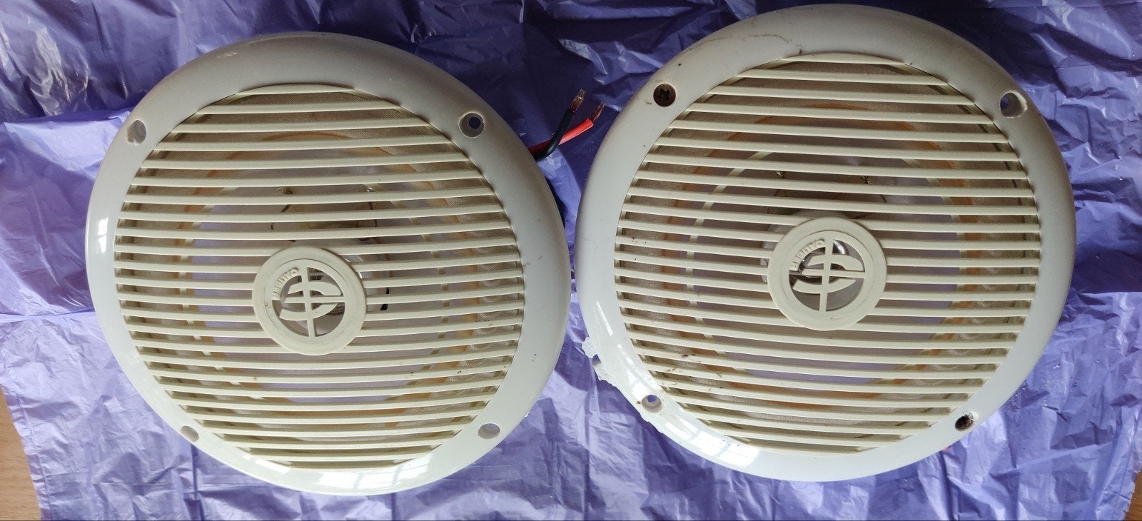 Waterbestendige Caliber CSM 6 luidsprekers 150 Watt, Ophalen of Verzenden, Gebruikt, 150 watt of meer, Overige merken