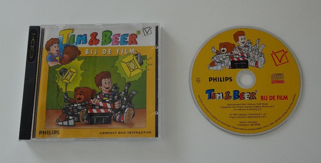 Tim & Beer Bij De Film compleet voor Philips CD-i, 1 speler, Ophalen, Zo goed als nieuw, Vanaf 3 jaar