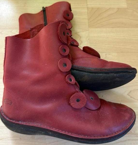 Loints laarsjes 38, Kleding | Dames, Schoenen, Lage of Enkellaarzen, Ophalen of Verzenden, Zo goed als nieuw, Rood