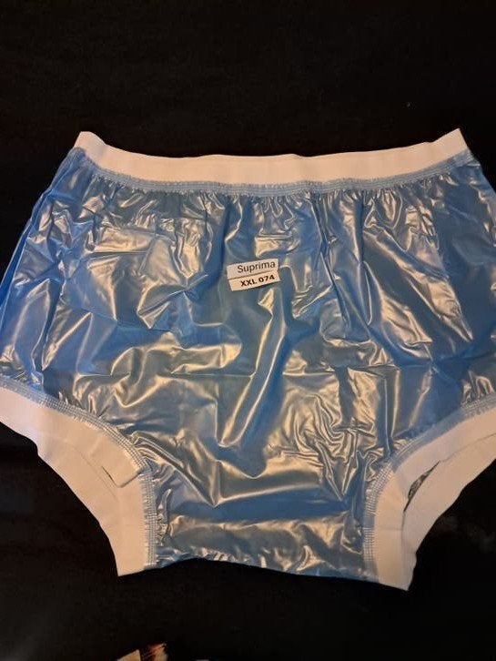 Nieuw plastic broekje - Suprima XXL 074, Suprima, Verzenden, Blauw, Broekje of Short