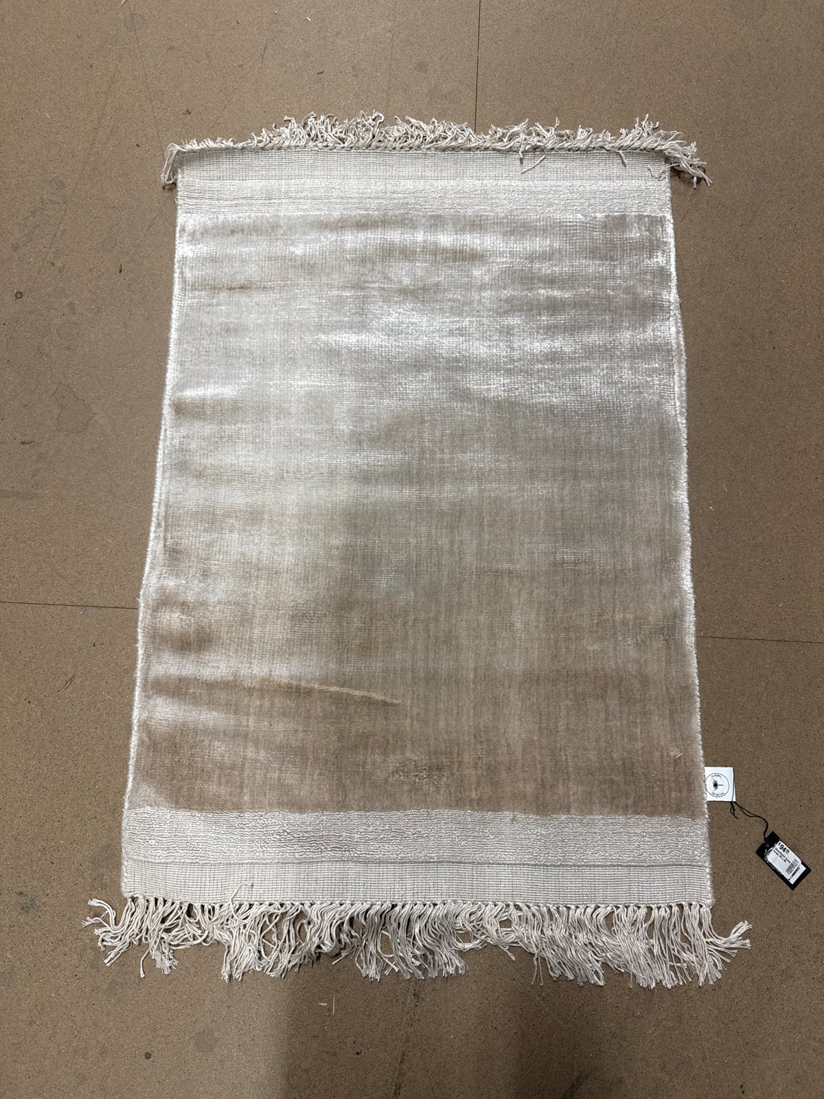 Nordal vloerkleed beige 60x90 - Zo goed als nieuw, Ophalen of Verzenden, Zo goed als nieuw, Beige, 50 tot 100 cm