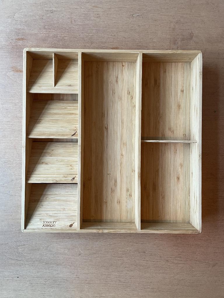 Bestekbak (hout) van Joseph Joseph, Huis en Inrichting, Ophalen, Overige typen, Hout, Zo goed als nieuw