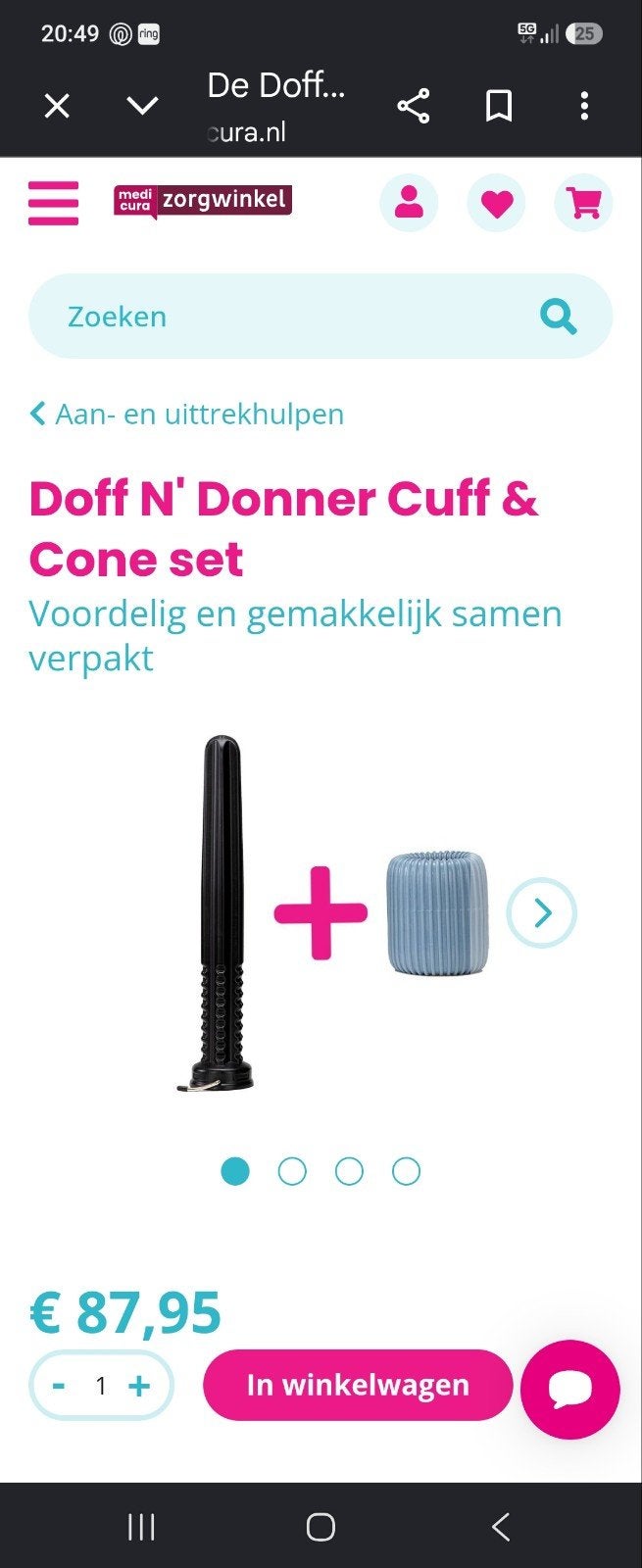 doff en donner set, Ophalen, Nieuw