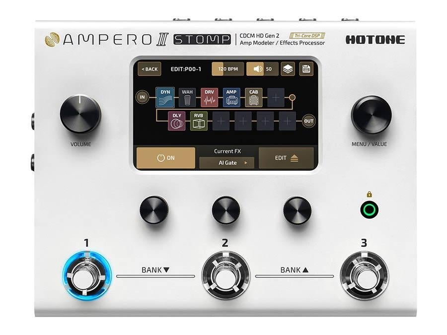 Hotone Ampero II Stomp Amp Modeler  Effects Processor, ., Overige typen, Nieuw, Ophalen of Verzenden
