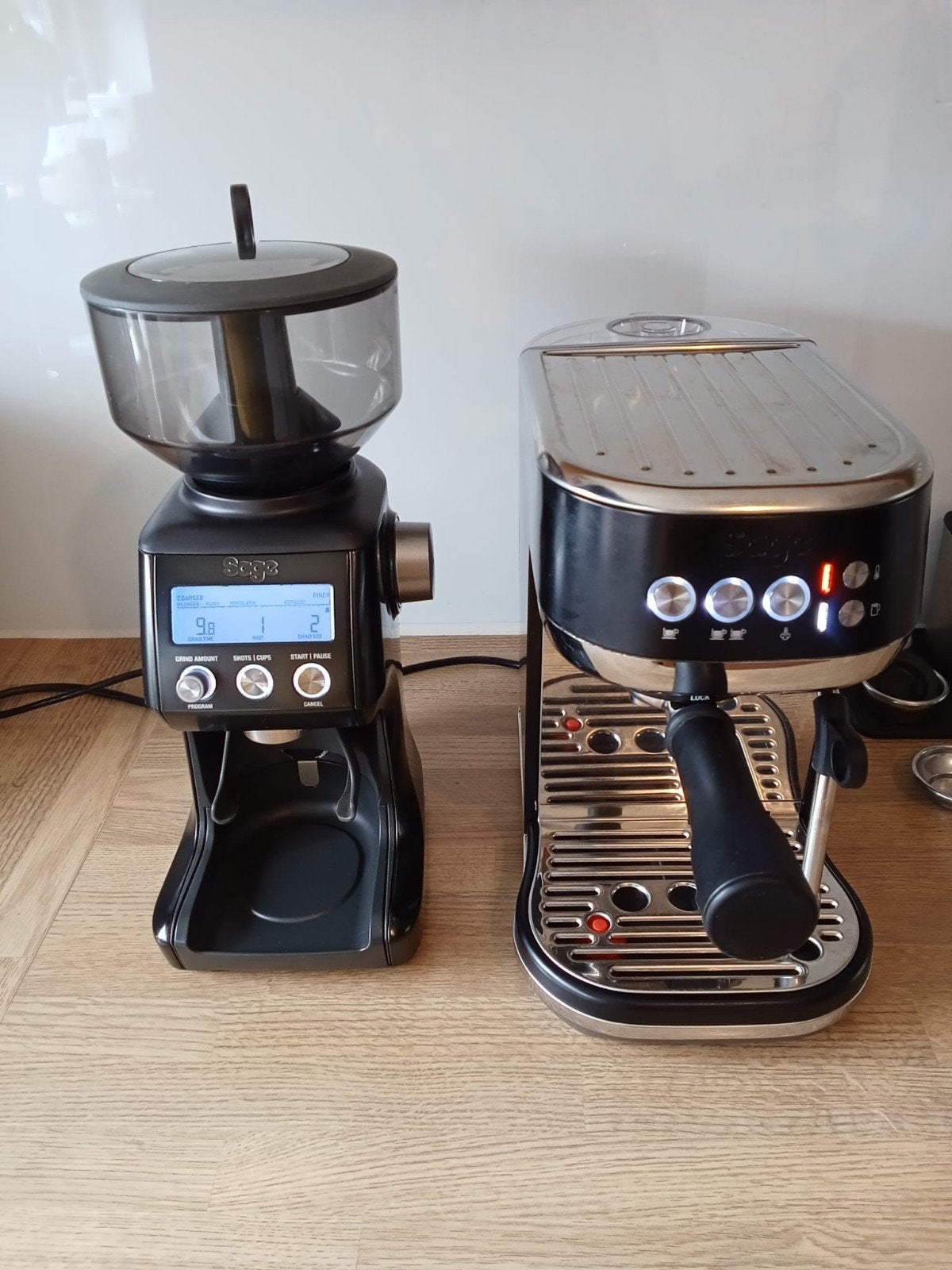 Espresso machine sage bambino plus / sage smart grinder pro, Witgoed en Apparatuur, Ophalen