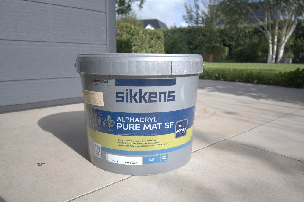 Te koop Muurverf Sikkens Alphacryl Pure MAT SF., Ophalen, Wit, Nieuw, Verf