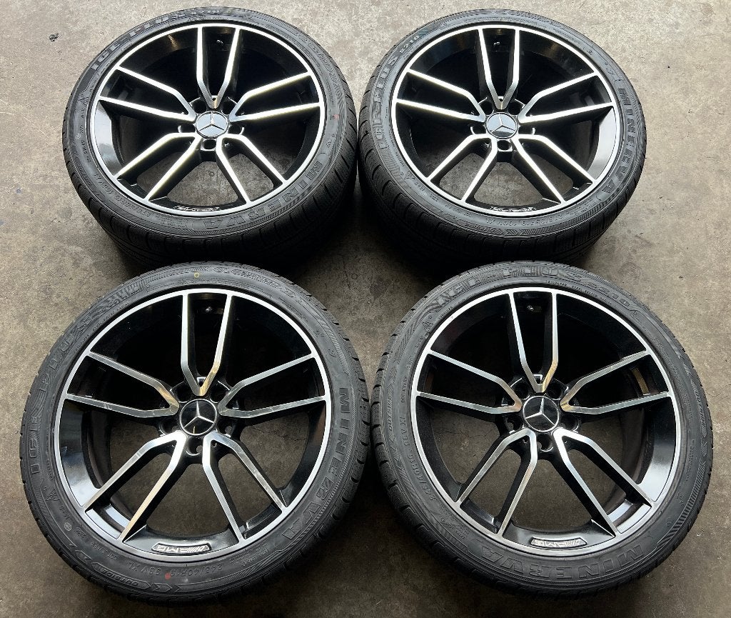 5x112 19 inch Mercedes E klasse Velgen + Winterbanden, Auto-onderdelen, Banden en Velgen, Banden en Velgen, Winterbanden, Personenwagen