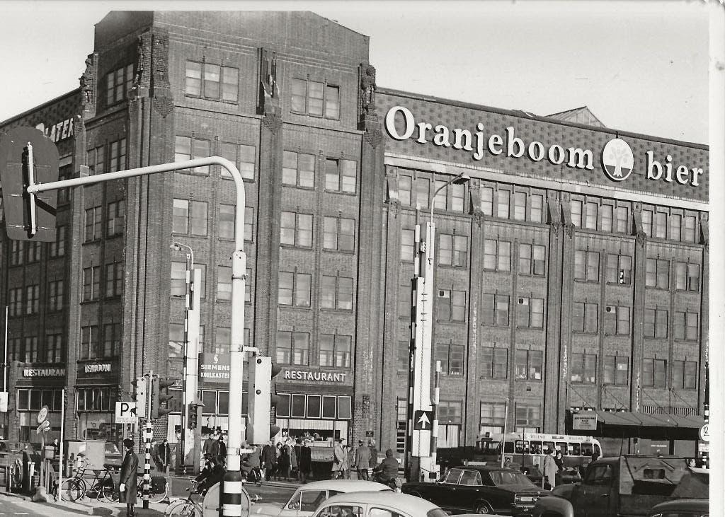 Utrecht Siemens Koelkasten Recl Oranjeboom Bier en Parking, Ophalen of Verzenden, 1940 tot 1960, Ongelopen, Utrecht