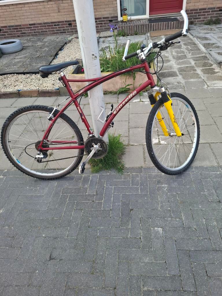 Heren Racefiets Gazelle, Fietsen en Brommers, Fietsen | Racefietsen, Ophalen, Gebruikt, 26 inch, Aluminium