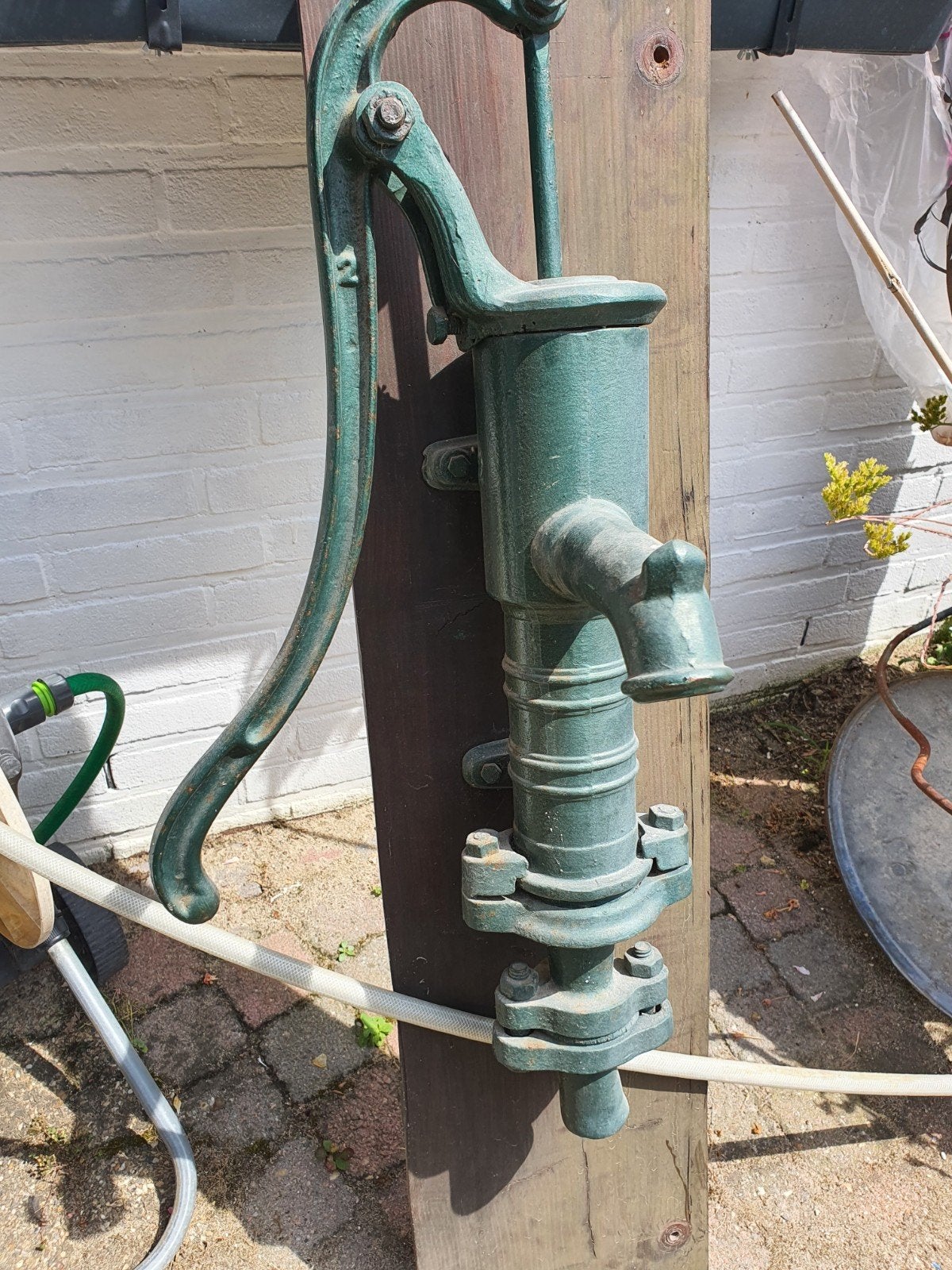 Mooie antieke waterpomp voor sier in de tuin, Ophalen of Verzenden