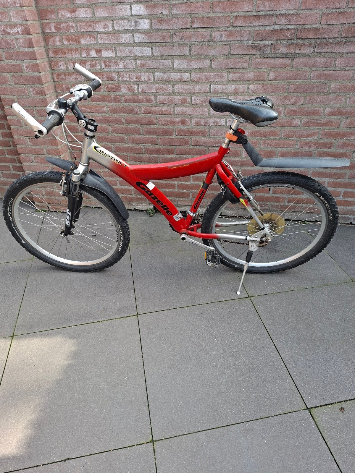 Gazelle  Mountainbike - Rood/Zilver, Ophalen, Gebruikt, Hardtail, Velgrem