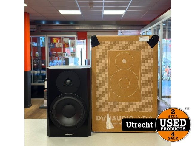 Dynaudio LYD-8 Black Monitor Speakers, Flex Ltd., Zo goed als nieuw, https://flex.com/contact-us, Nobelstraat 10, 5807 GA Oostrum LB, Limburg, Nederland
