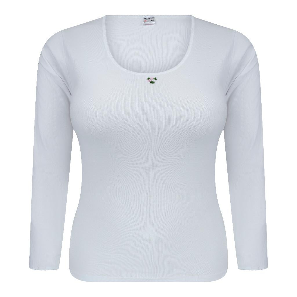 Beeren dames Onderblouse Bloempje mt 44/52 Wit, lm.2stuks Nw, Wit, Ophalen of Verzenden, Nvt, Nvt