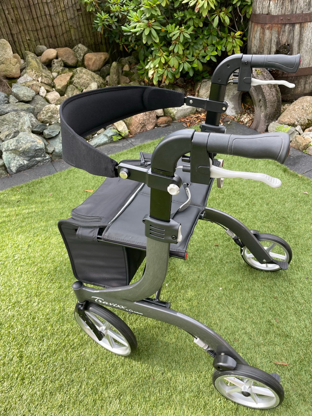 Rollator Travixx de luxe S, in zeer goede staat!, Ophalen, Lichtgewicht, Zo goed als nieuw