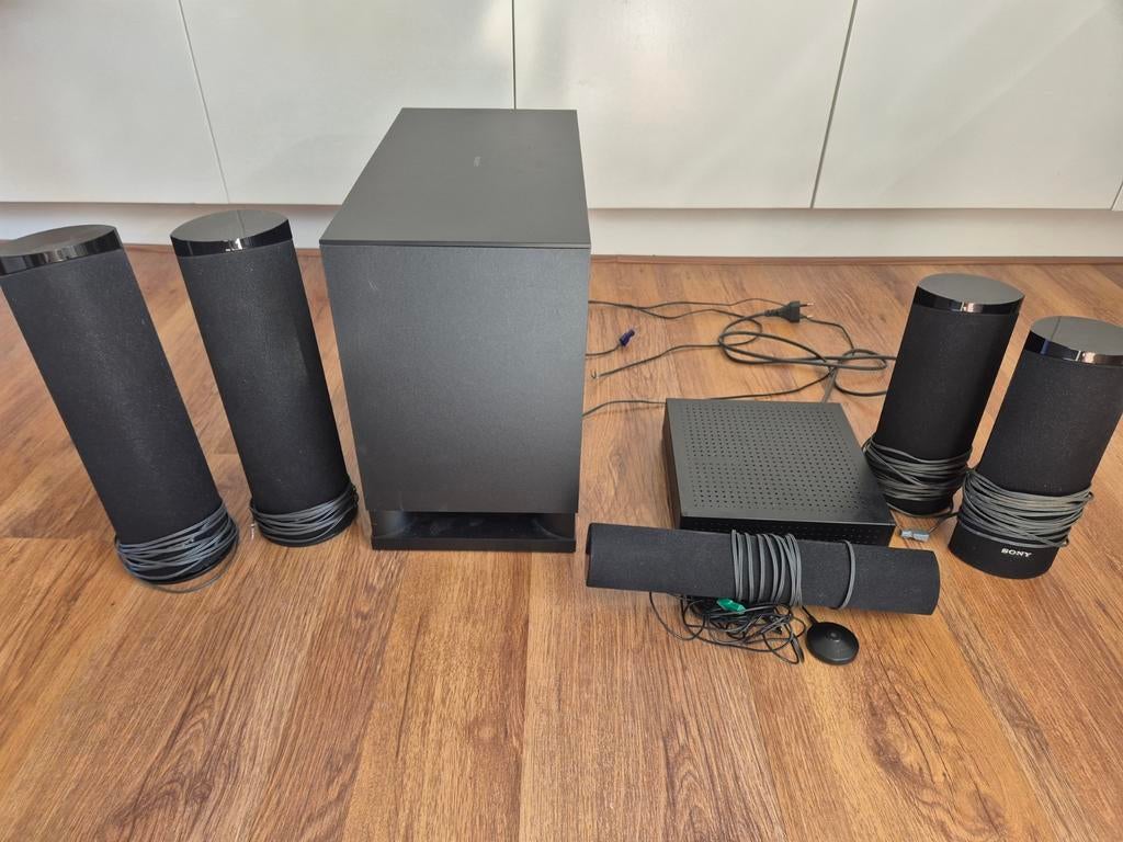 Sony BDV-E980W Surroundset, Soundbar, 70 watt of meer, Ophalen of Verzenden, Zo goed als nieuw