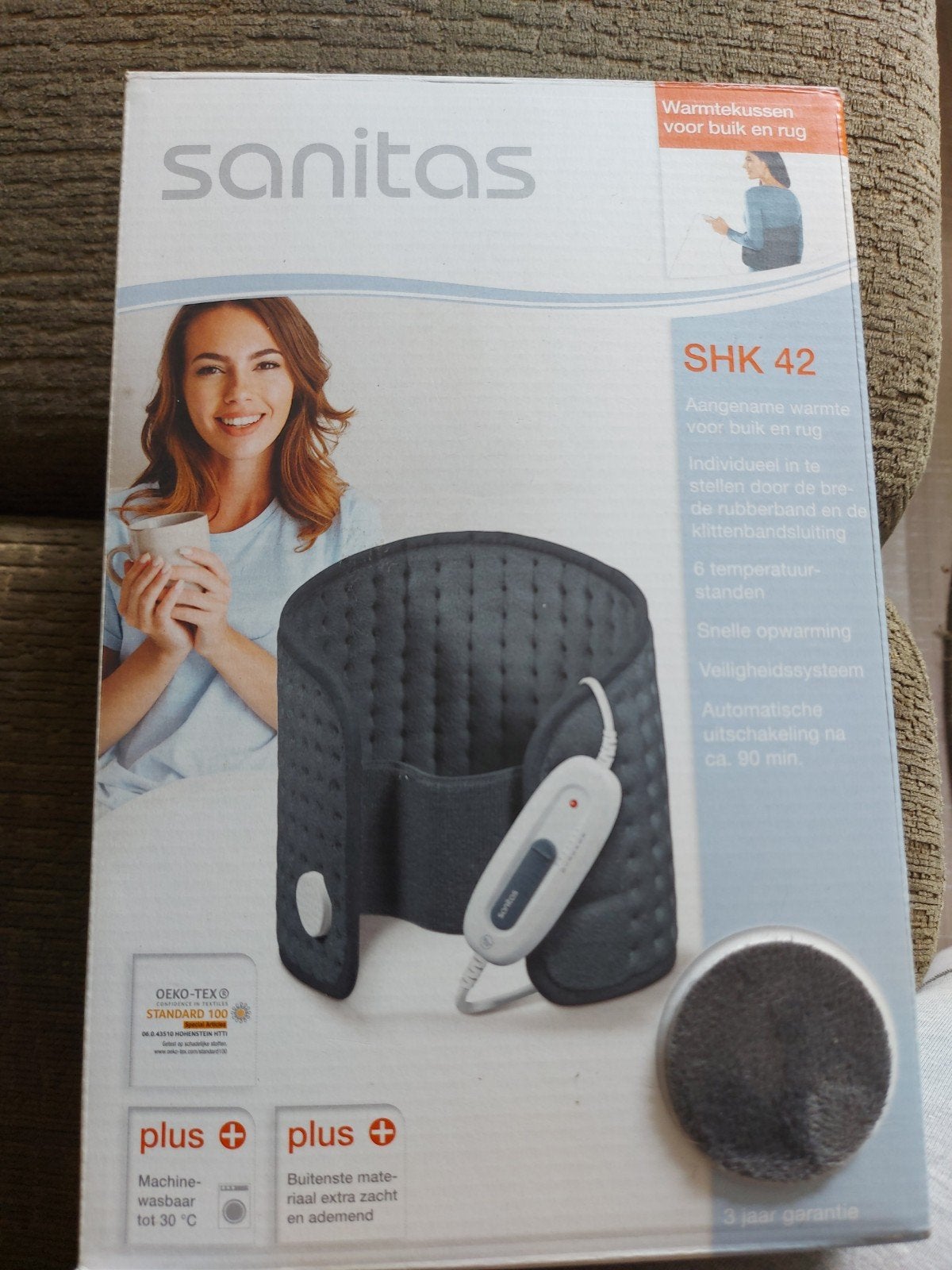 Sanitas SHK 42 Warmtekussen voor buik en rug, Ophalen, Nieuw, Overige typen