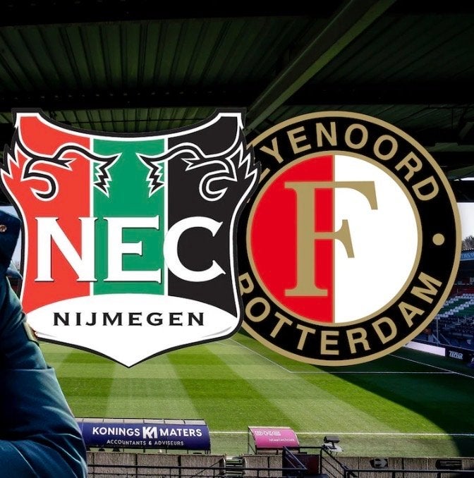 2 Wedstrijdtickets N.E.C.– Feyenoord Zaterdag 5 sep 16:30, Twee personen, September