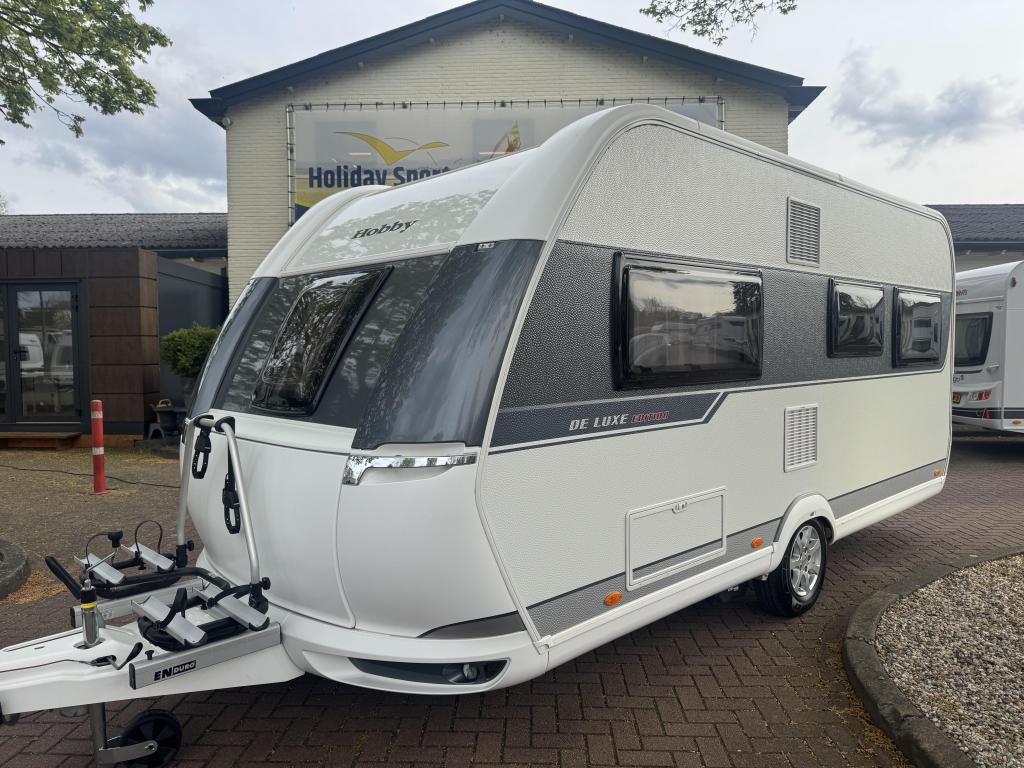 Hobby De Luxe Edition 460 UFE Mover,Voortent, Caravans en Kamperen, Caravans, Rondzit, Hobby, Bedrijf, Schokbreker