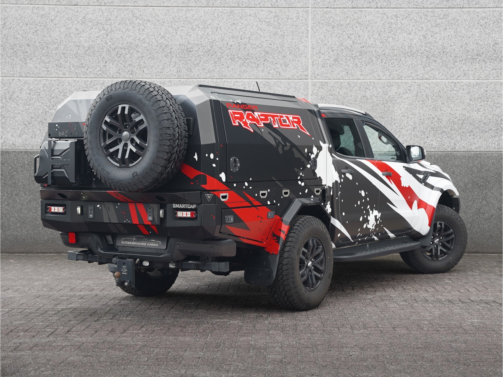 Ford Ranger 2.0 EcoBlue Raptor | 5 zitplaatsen! | Grijs kent, Auto's, Ford, Automaat, Gebruikt, 4 cilinders, Wit